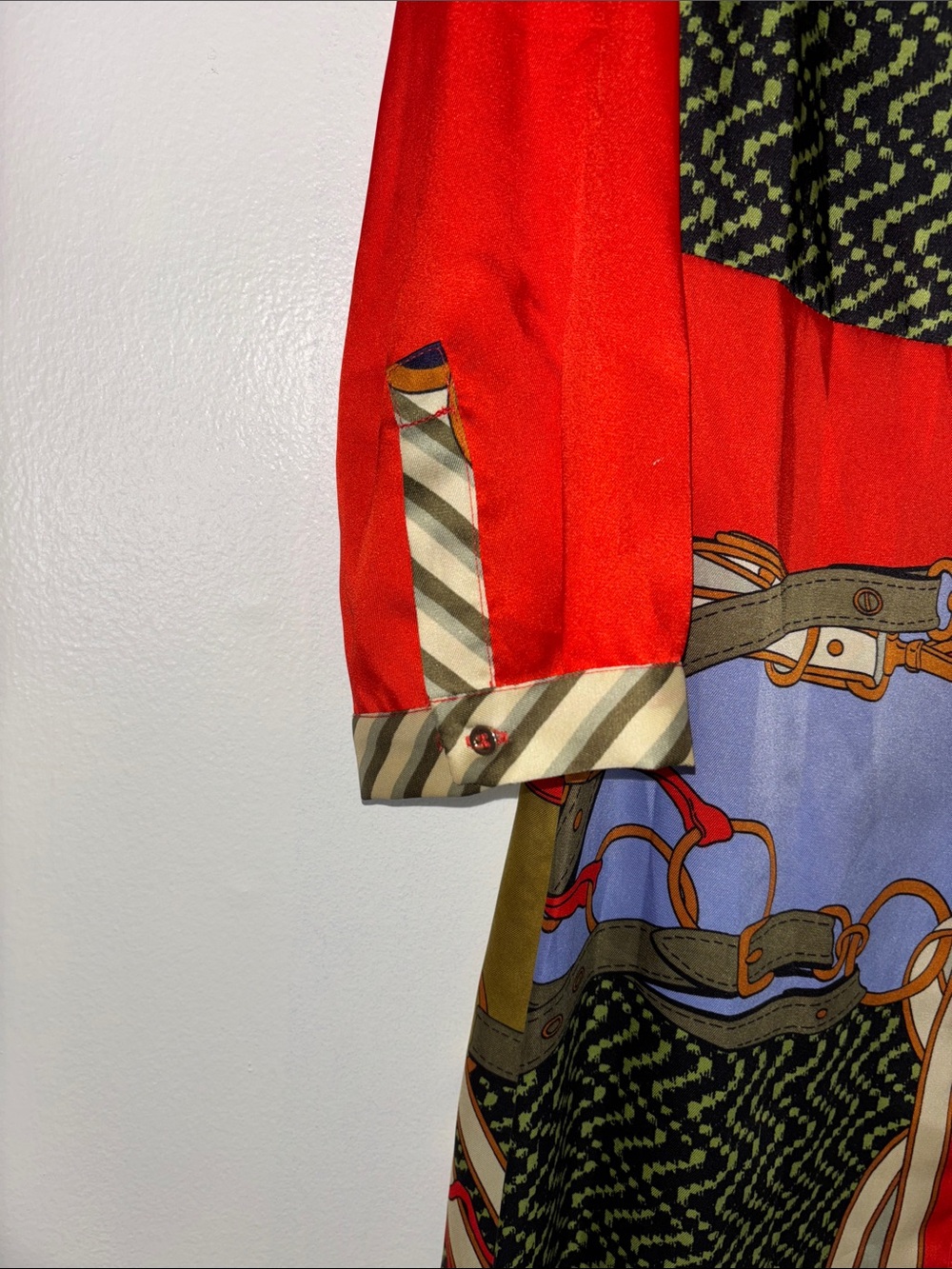 Philosophy Anthropologie Vintage-Inspired Equestrian Chain Dress Women’s Size 6 - Picture 3 of 12